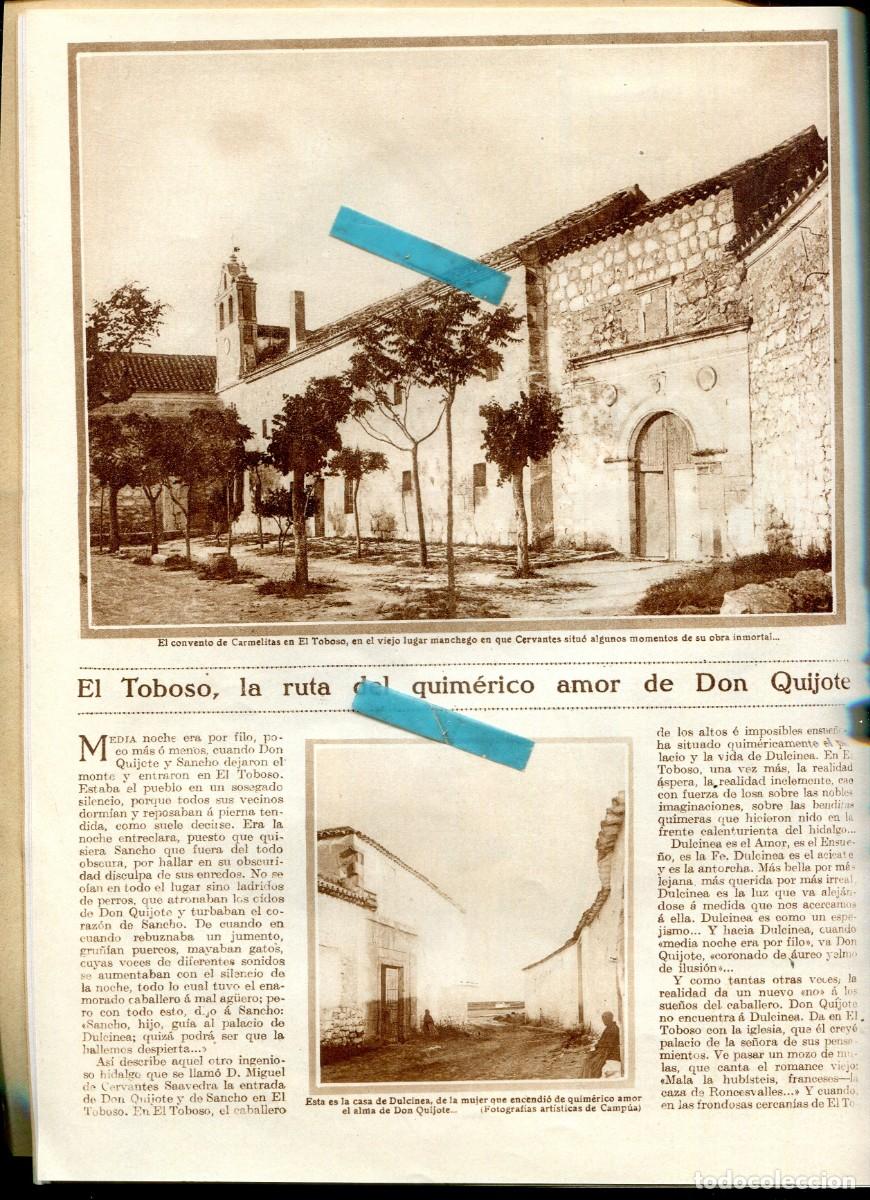 Coleccionismo de Revistas y Peri&oacute;dicos: REVISTA ENTERA A&Ntilde;O 1926 DON QUIJOTE DE LA MANCHA DULCINEA EL TOBOSO GITANOS DE CORDOBA VILLALTA