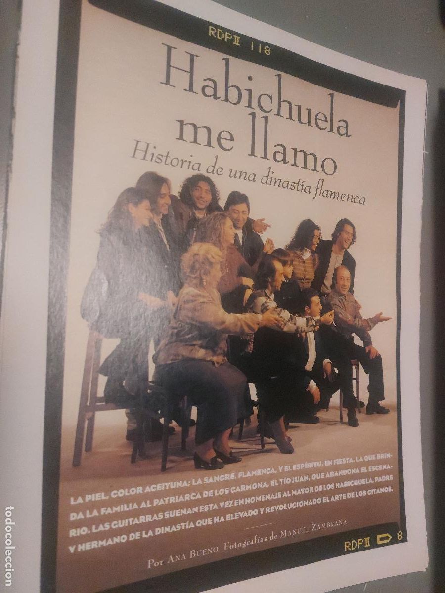 Coleccionismo de Revistas y Peri&oacute;dicos: LOS HABICHUELA. FAMILIA. FLAMENCO. 5 P&Aacute;GINAS ART&Iacute;CULO EXTRAIDO DE REVISTA. GRAPA. COMPLETO