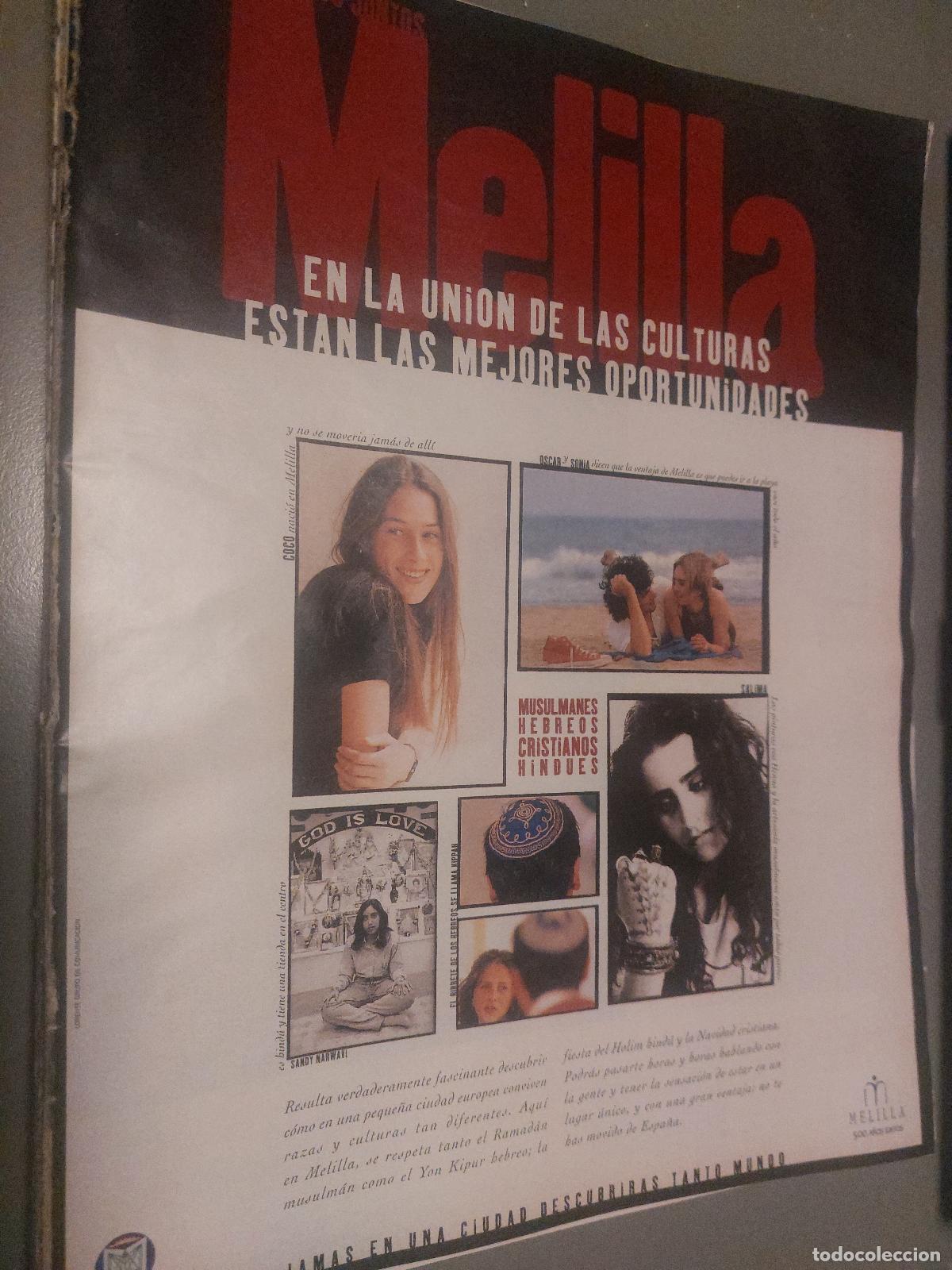 Coleccionismo de Revistas y Peri&oacute;dicos: MELILLA. CIUDAD. 6 P&Aacute;GINAS ART&Iacute;CULO EXTRAIDO DE REVISTA. GRAPA. COMPLETO