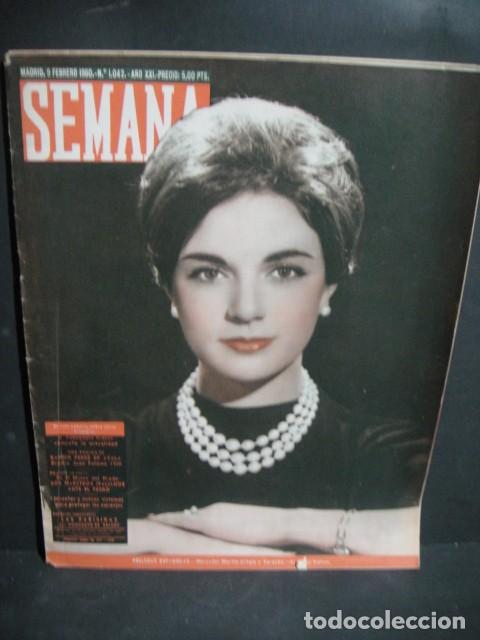 Coleccionismo de Revistas y Peri&oacute;dicos: revista semana - n&ordm; 1042 , 9 de febrero de 1960