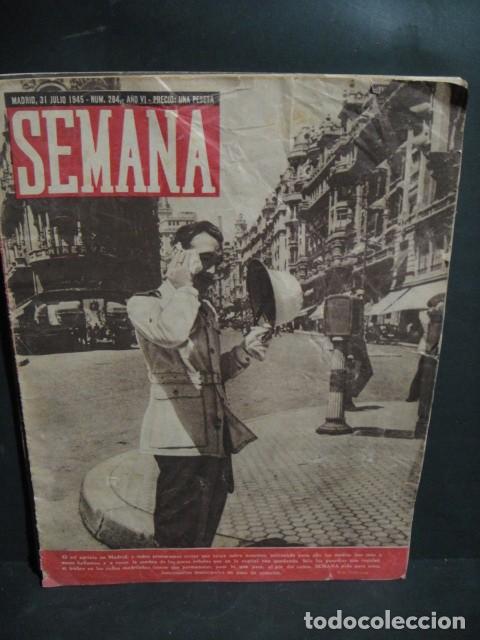 Coleccionismo de Revistas y Peri&oacute;dicos: revista semana - n&ordm; 284 , 31 de julio de 1945