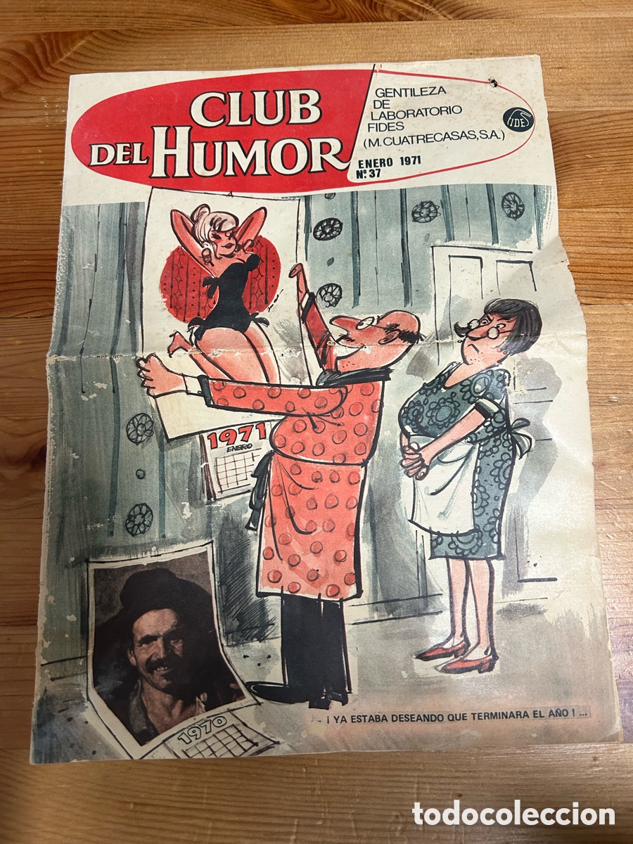 Coleccionismo de Revistas y Peri&oacute;dicos: Club del humor: gentileza del laboratorio FIDES. Enero 1971; N&ordm; 37