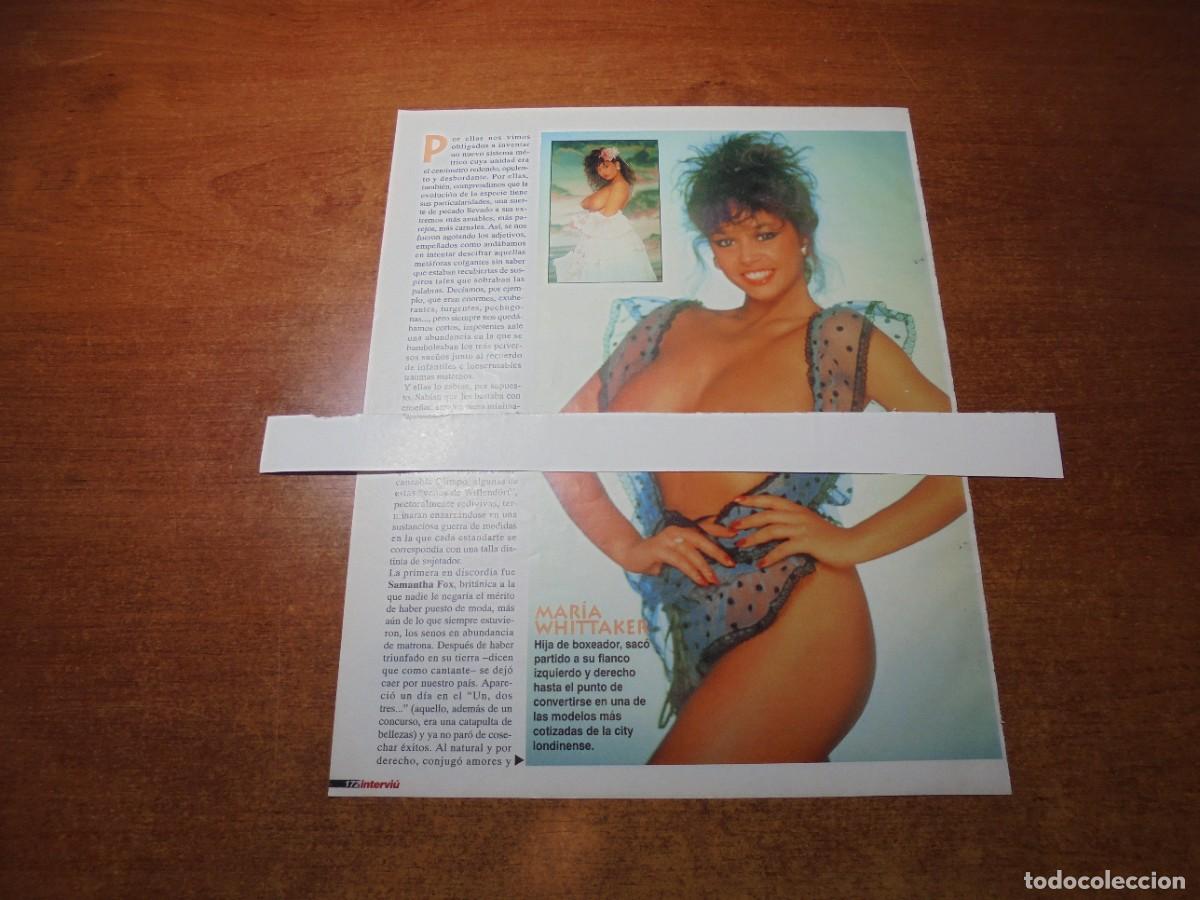 Coleccionismo de Revistas y Peri&oacute;dicos: CLIPPING 2001: MARIA WHITTAKER