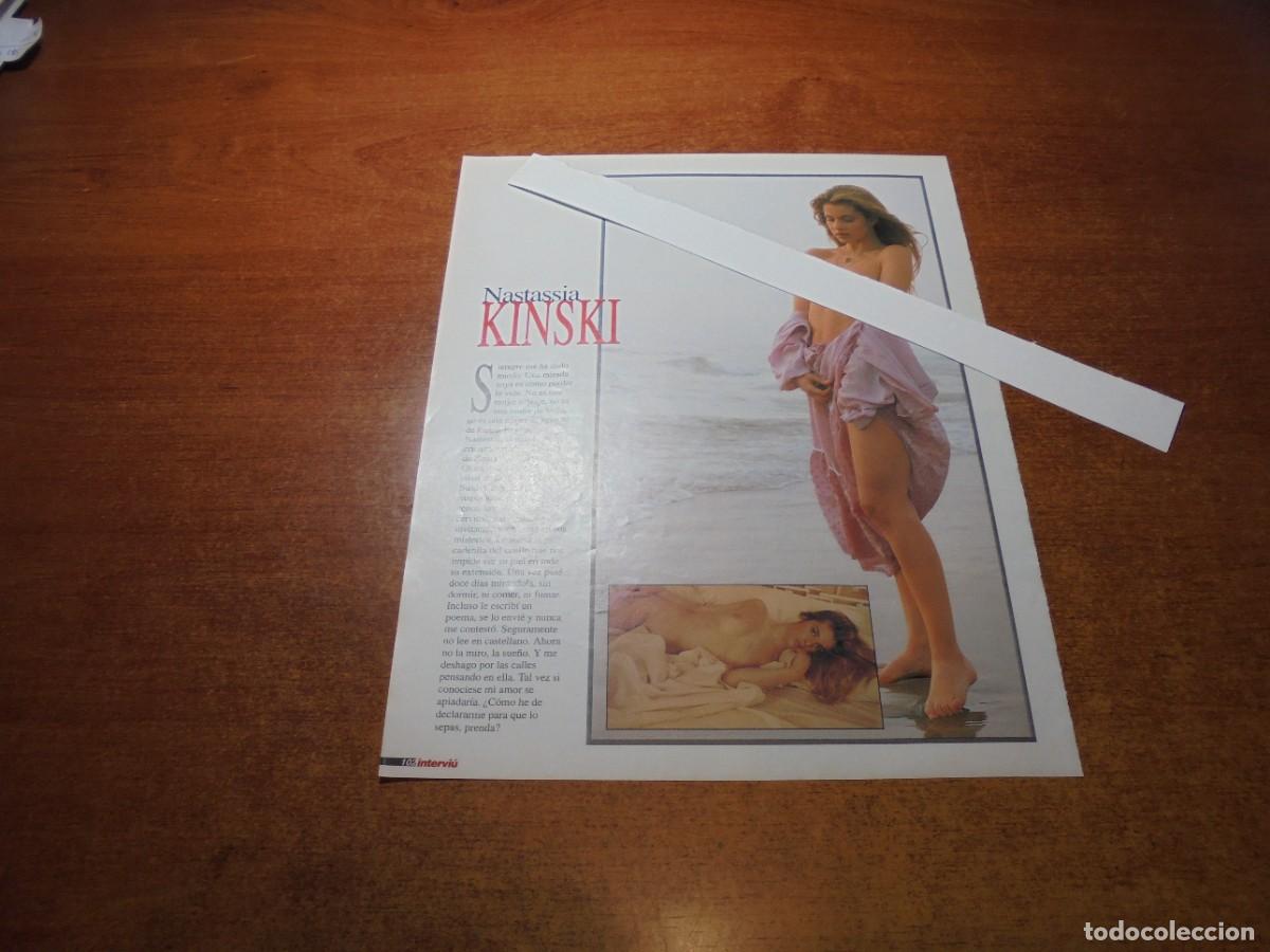 Coleccionismo de Revistas y Peri&oacute;dicos: CLIPPING 1996: NATSSIA KINSKI