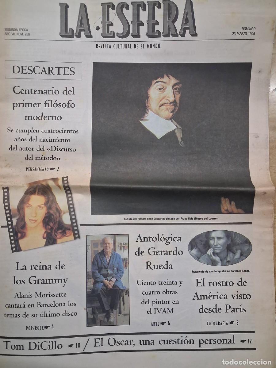 Collectionnisme de Revues et Journaux: La Esfera - n&ordm; 258 - 23 marzo 1996 - Descartes + Alanis Morissette + Misia + Gerardo Rueda ...
