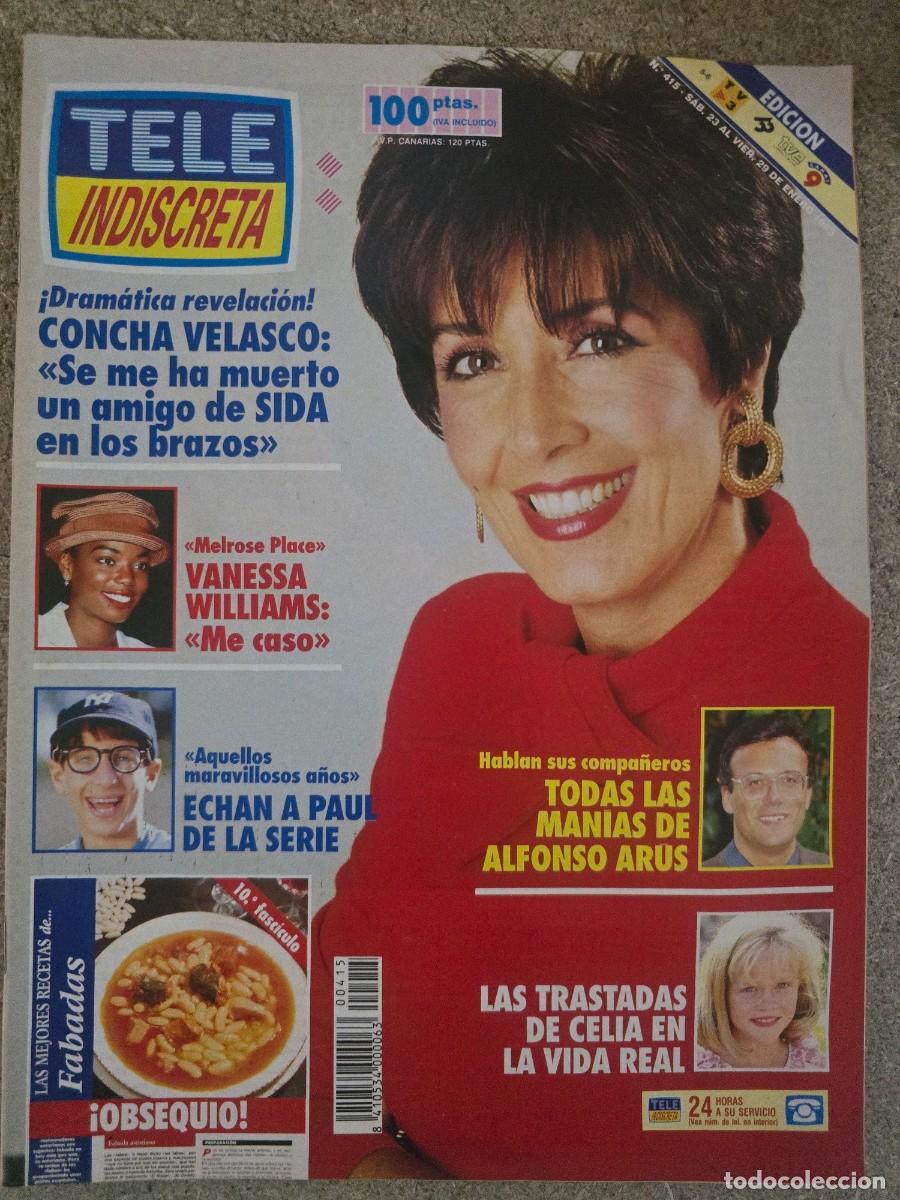 Coleccionismo de Revistas y Peri&oacute;dicos: Revista Tele Indiscreta 415