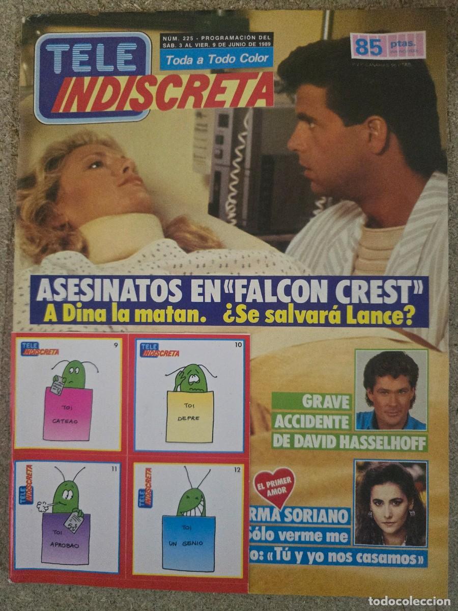 Coleccionismo de Revistas y Peri&oacute;dicos: Revista Tele Indiscreta 225 Falcon Crest
