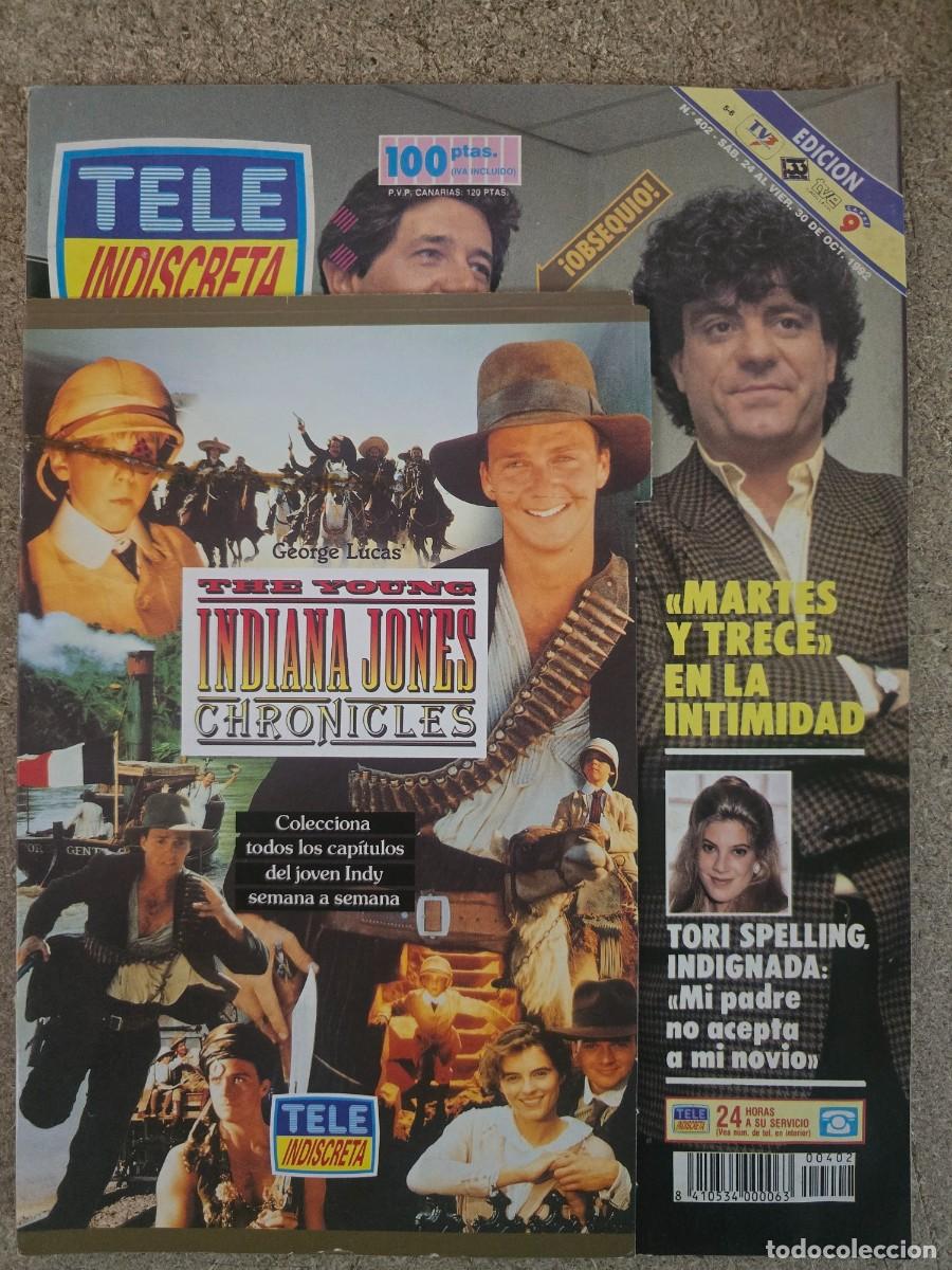 Coleccionismo de Revistas y Peri&oacute;dicos: Revista Tele Indiscreta 402 Martes y Trece