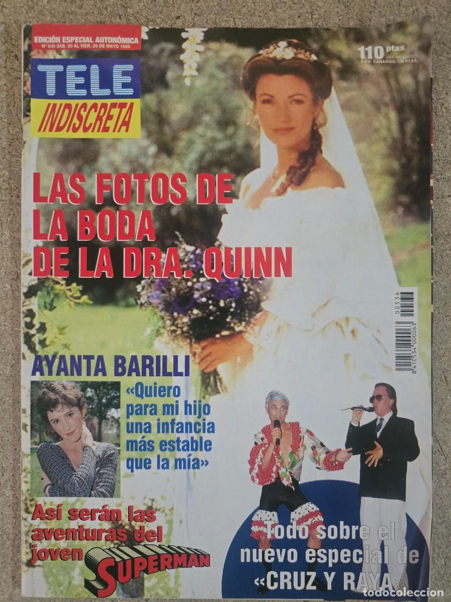 Coleccionismo de Revistas y Peri&oacute;dicos: Revista Tele Indiscreta 536 Dra. Quinn