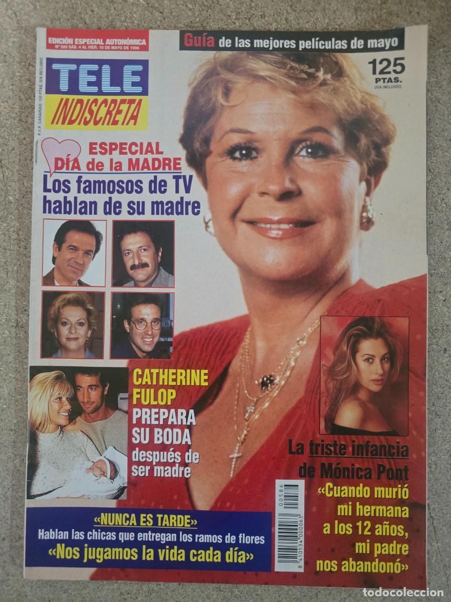 Coleccionismo de Revistas y Peri&oacute;dicos: Revista Tele Indiscreta 586 Lina Morgan