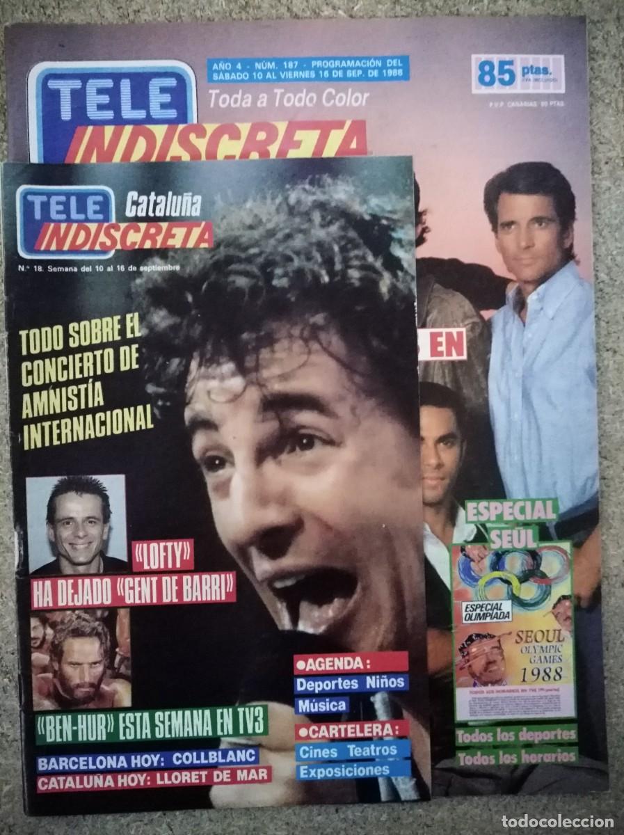 Colecionismo de Revistas e Jornais: Revista Tele Indiscreta 187 Equipo A
