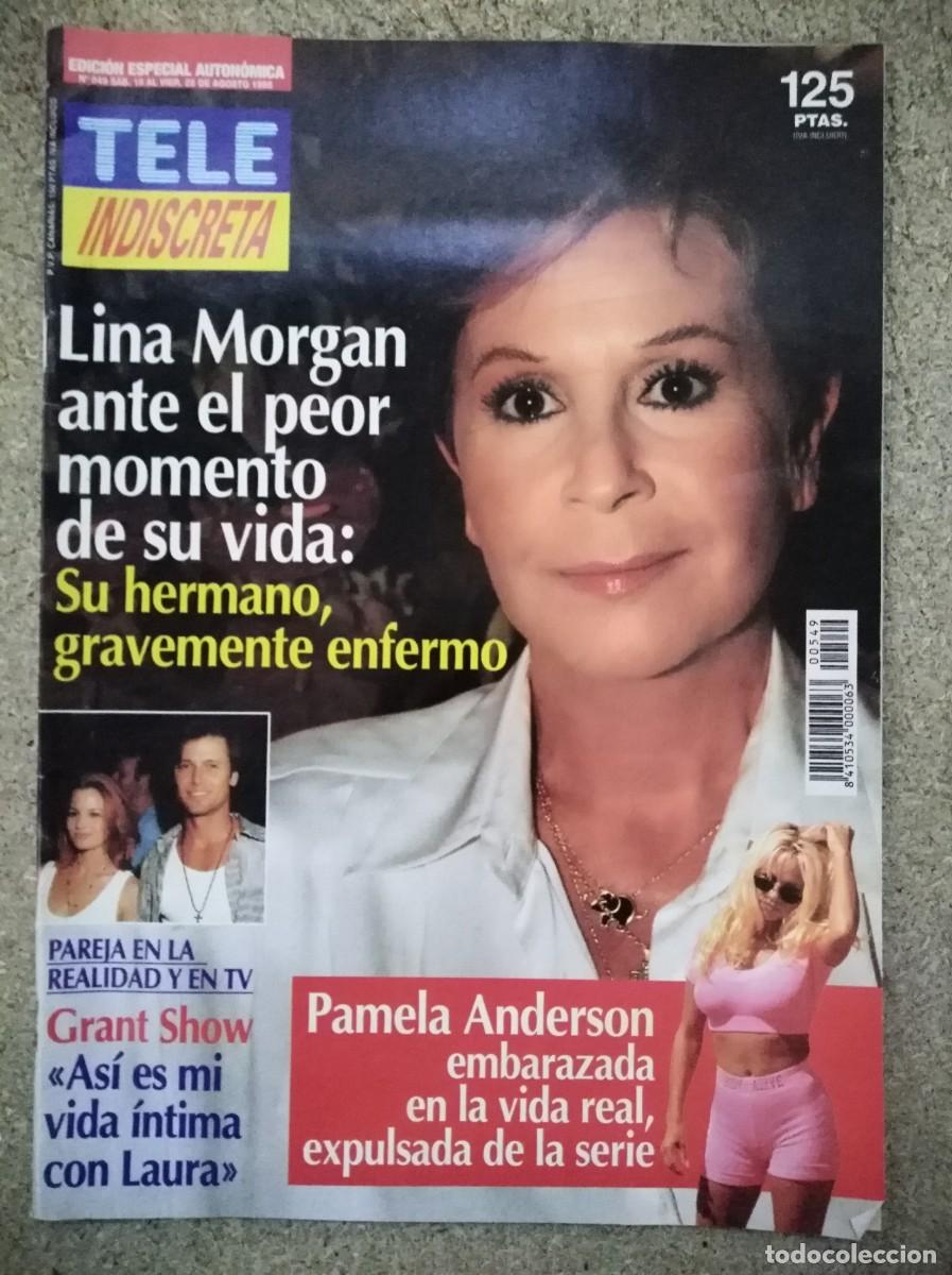 Coleccionismo de Revistas y Peri&oacute;dicos: Revista Tele Indiscreta 549 Lina Morgan