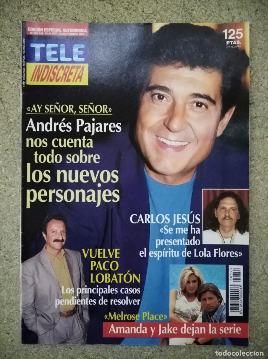 Sammeln von Zeitschriften und Zeitungen: Revista Tele Indiscreta 553 Andres Pajares