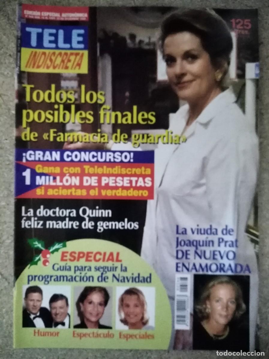 Collezionismo di Riviste e Giornali: Revista Tele Indiscreta 566 Farmacia de Guardia