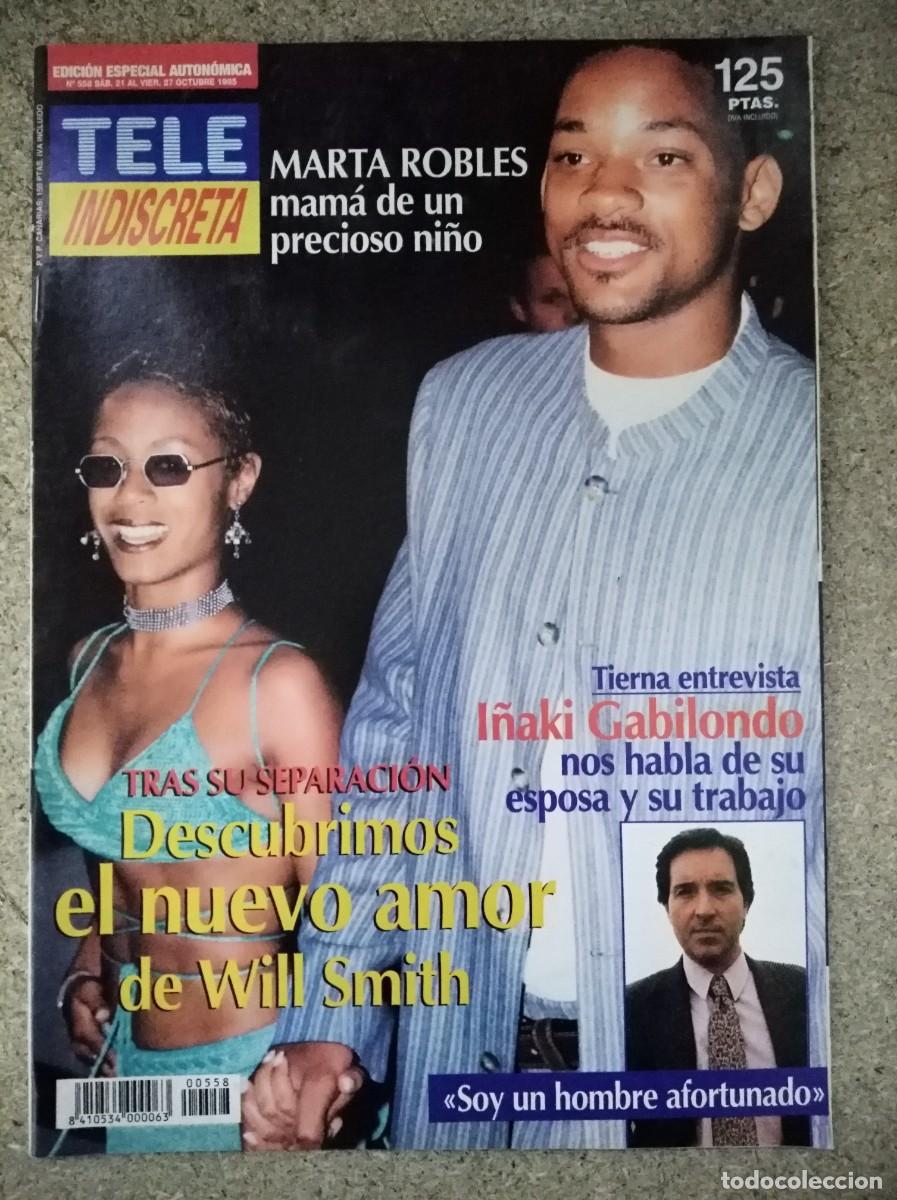 Coleccionismo de Revistas y Peri&oacute;dicos: Revista Tele Indiscreta 558 Will Smith