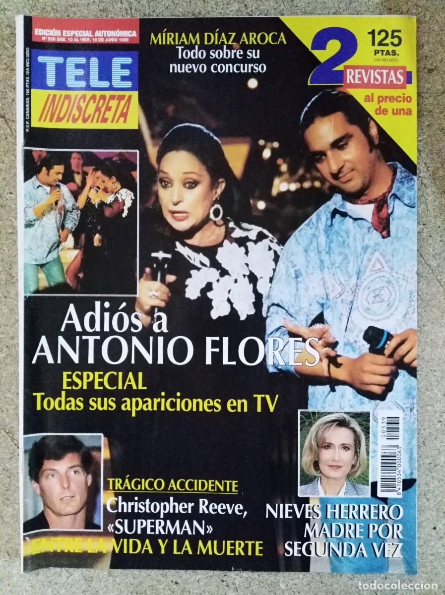 Coleccionismo de Revistas y Peri&oacute;dicos: Revista Tele Indiscreta 539 Antonio Flores