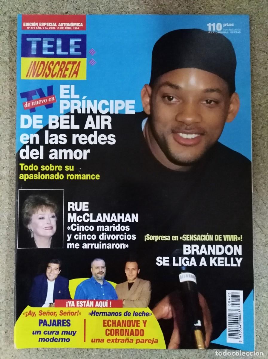 Coleccionismo de Revistas y Peri&oacute;dicos: Revista Tele Indiscreta 478 El Principe de Bel Air