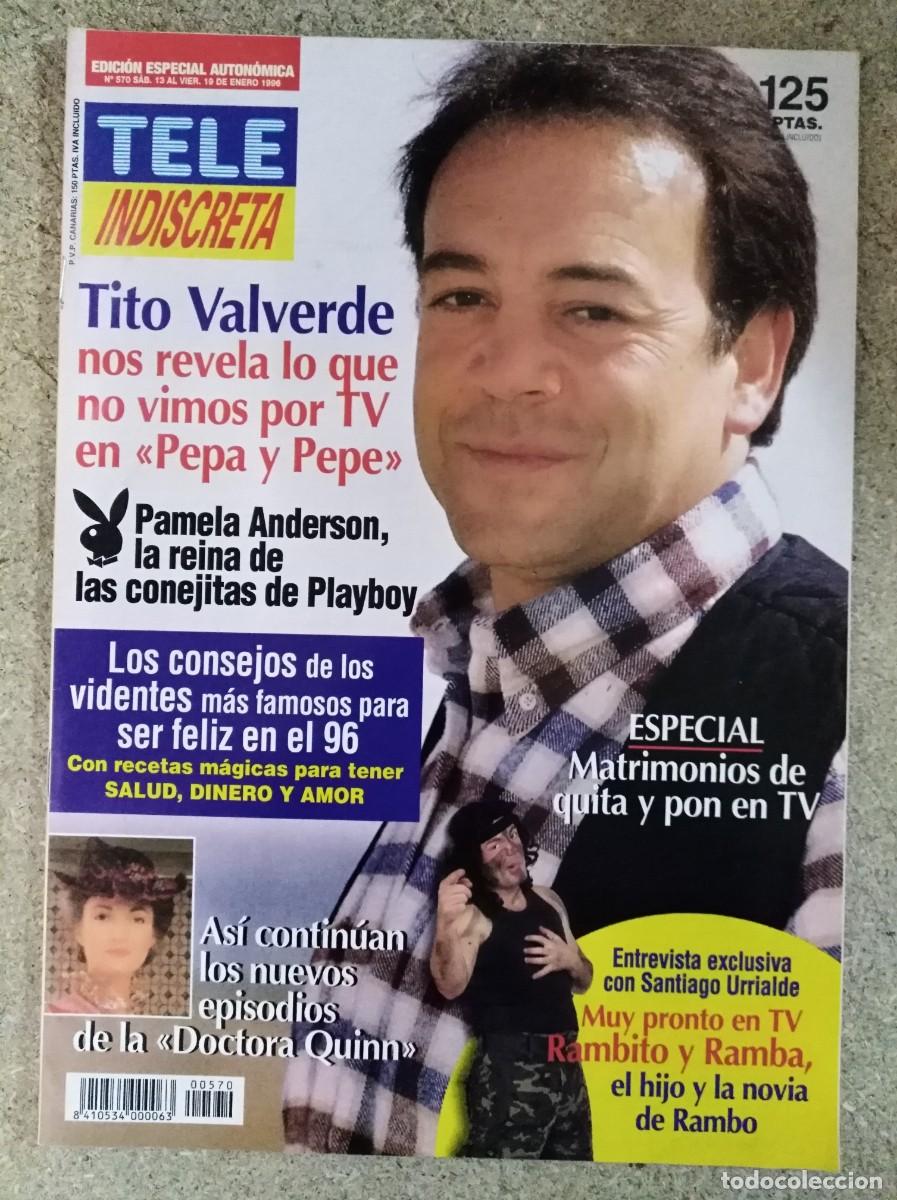 Coleccionismo de Revistas y Peri&oacute;dicos: Revista Tele Indiscreta 570 Tito Valverde