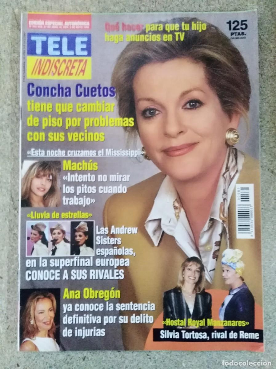 Coleccionismo de Revistas y Peri&oacute;dicos: Revista Tele Indiscreta 585 Concha Cuetos