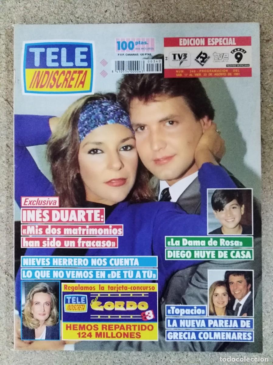 Coleccionismo de Revistas y Peri&oacute;dicos: Revista Tele Indiscreta 340