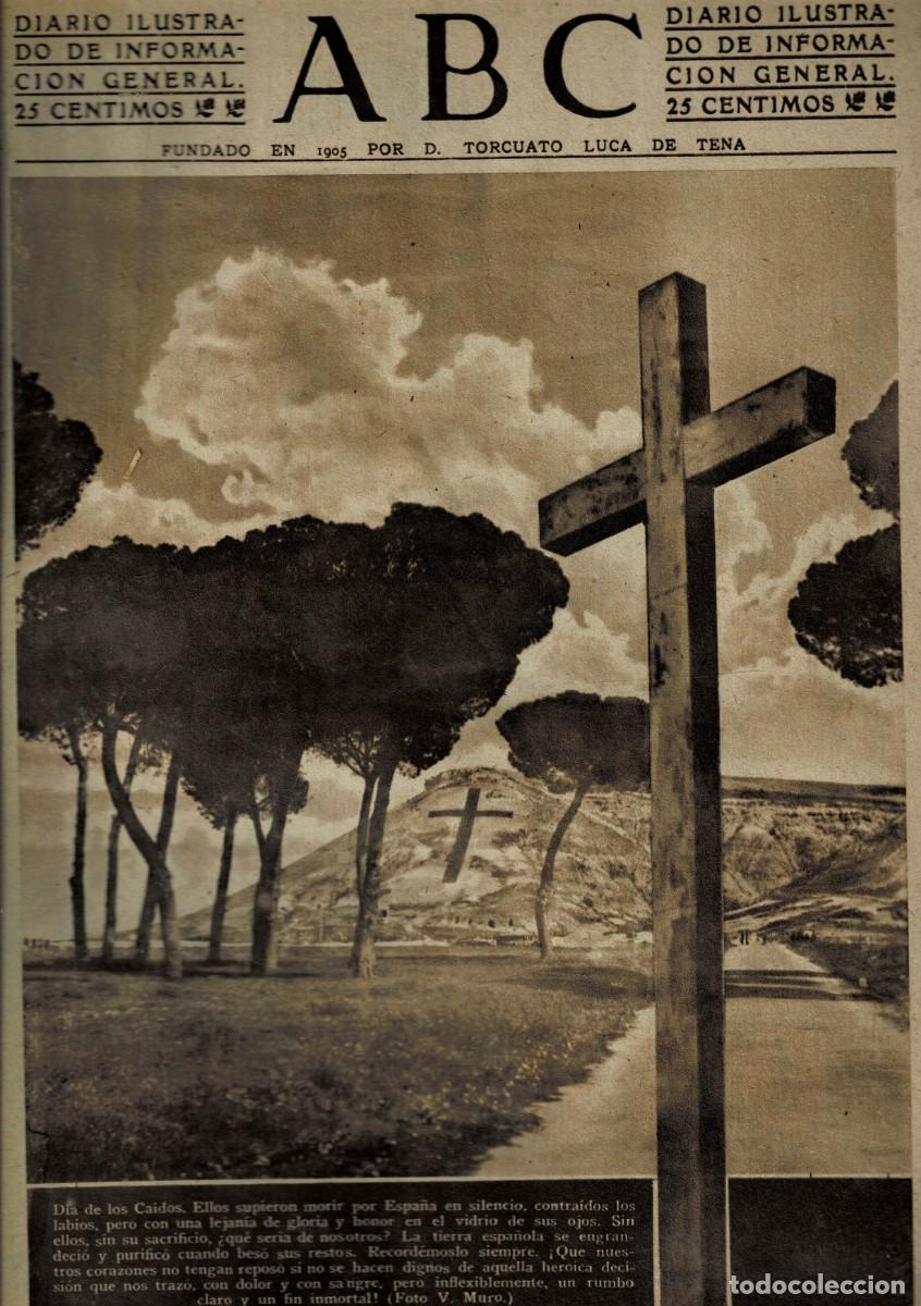 Coleccionismo de Revistas y Peri&oacute;dicos: PERIODICO ABC MADRID-SEVILLA 29 DE OCTUBRE DE 1942 N&ordm; 12237. A-ABC-0753