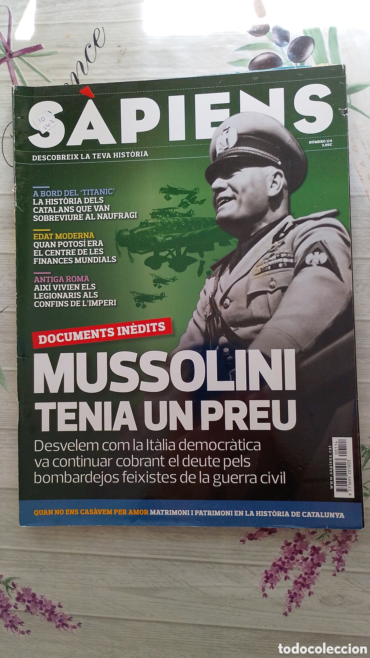 Coleccionismo de Revistas y Peri&oacute;dicos: REVISTA S&Agrave;PIENS. MUSSOLINI TENIA UN PREU