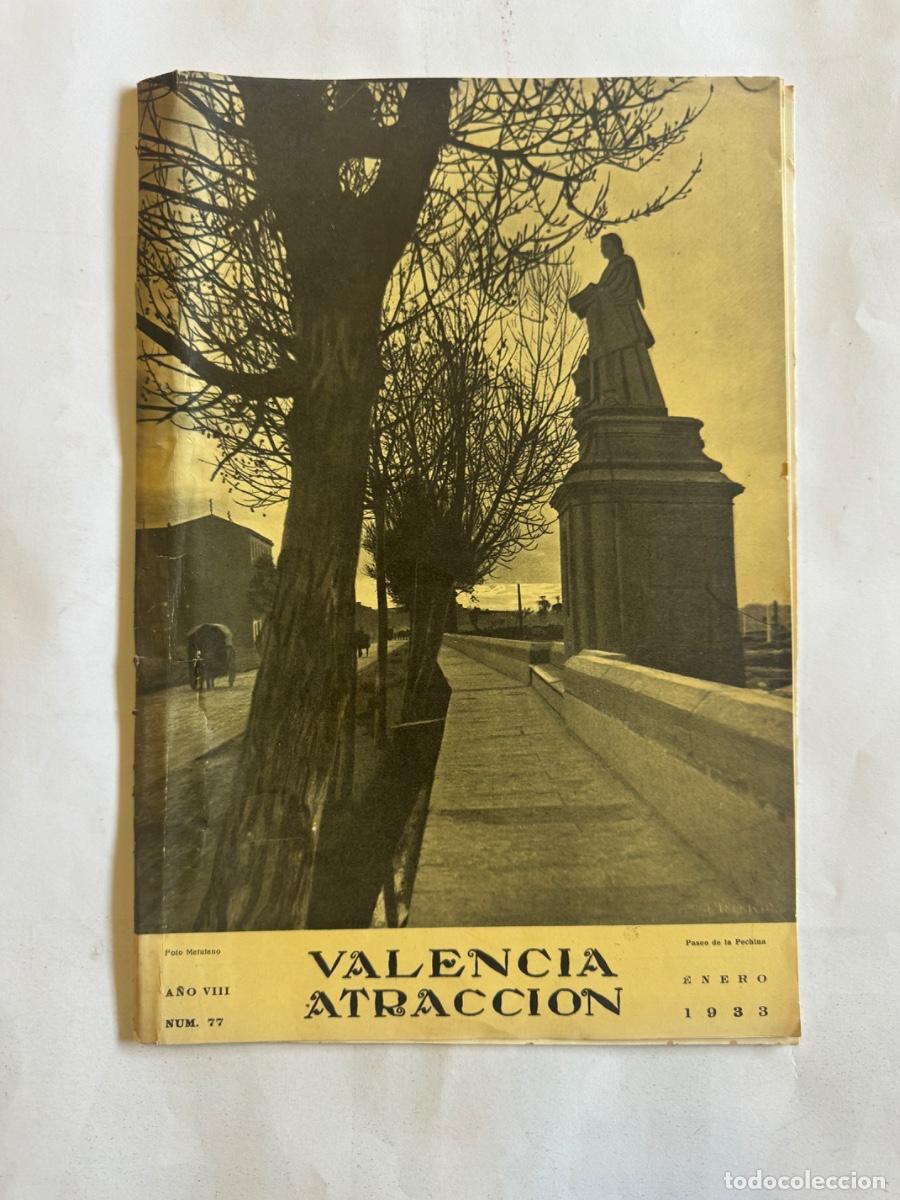 Coleccionismo de Revistas y Peri&oacute;dicos: Revista Valencia Atracci&oacute;n, A&ntilde;o 1933, Valencia, Oliva, Burriana, Turia