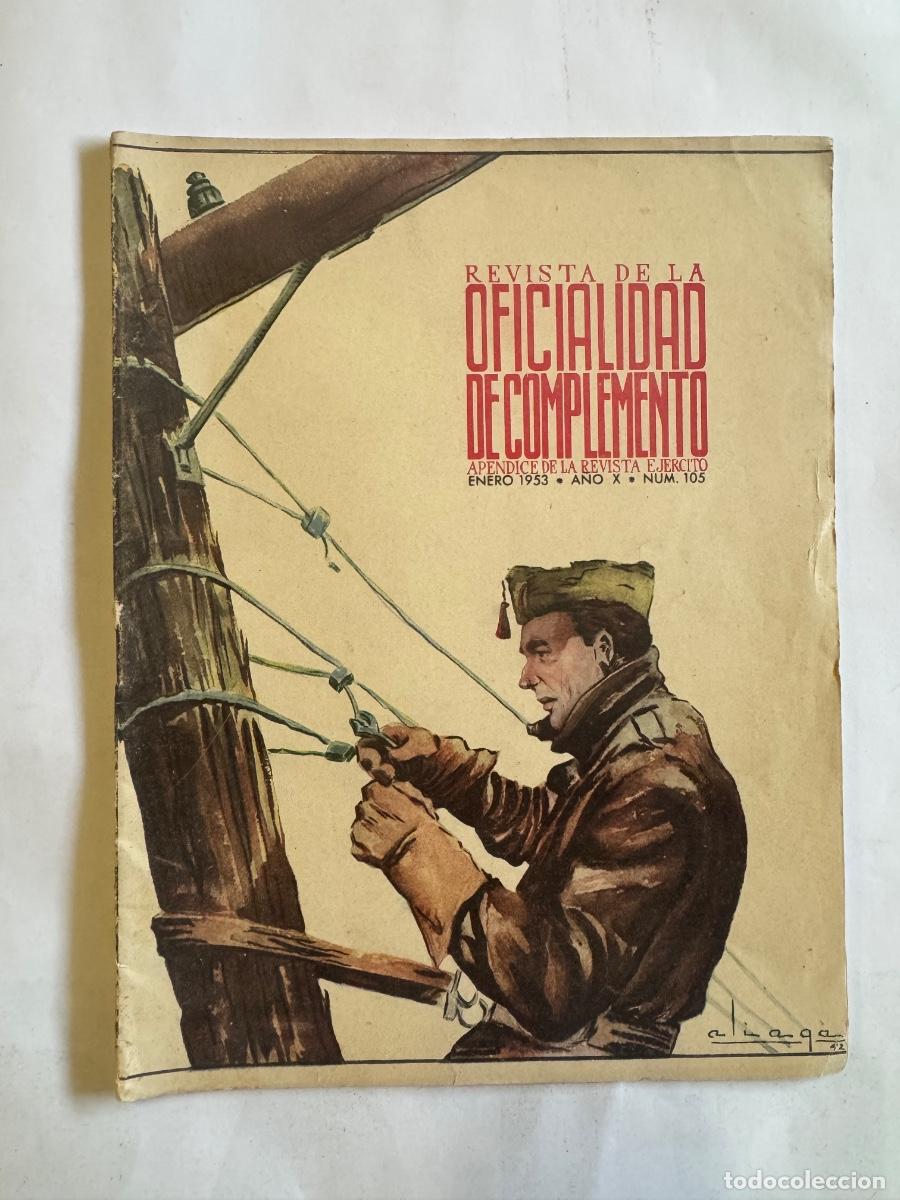 Coleccionismo de Revistas y Peri&oacute;dicos: Revista Oficialidad Complemento Ejercito, A&ntilde;o 1953, Pedagogia, Juana de Arco, Informacion Militar