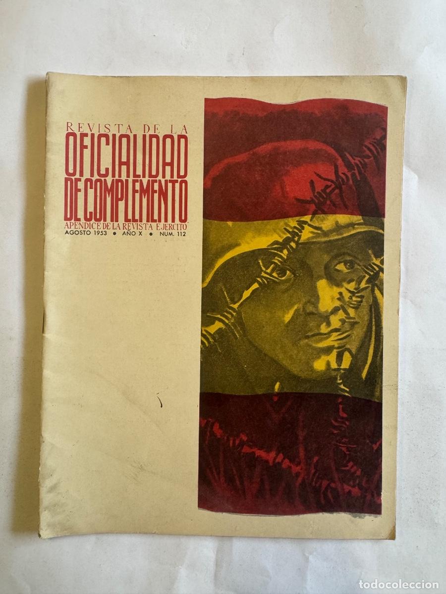 Coleccionismo de Revistas y Peri&oacute;dicos: Revista Oficialidad Complemento Ejercito, A&ntilde;o 1953, Submarino At&oacute;mico, Segunda Guerra Mundial