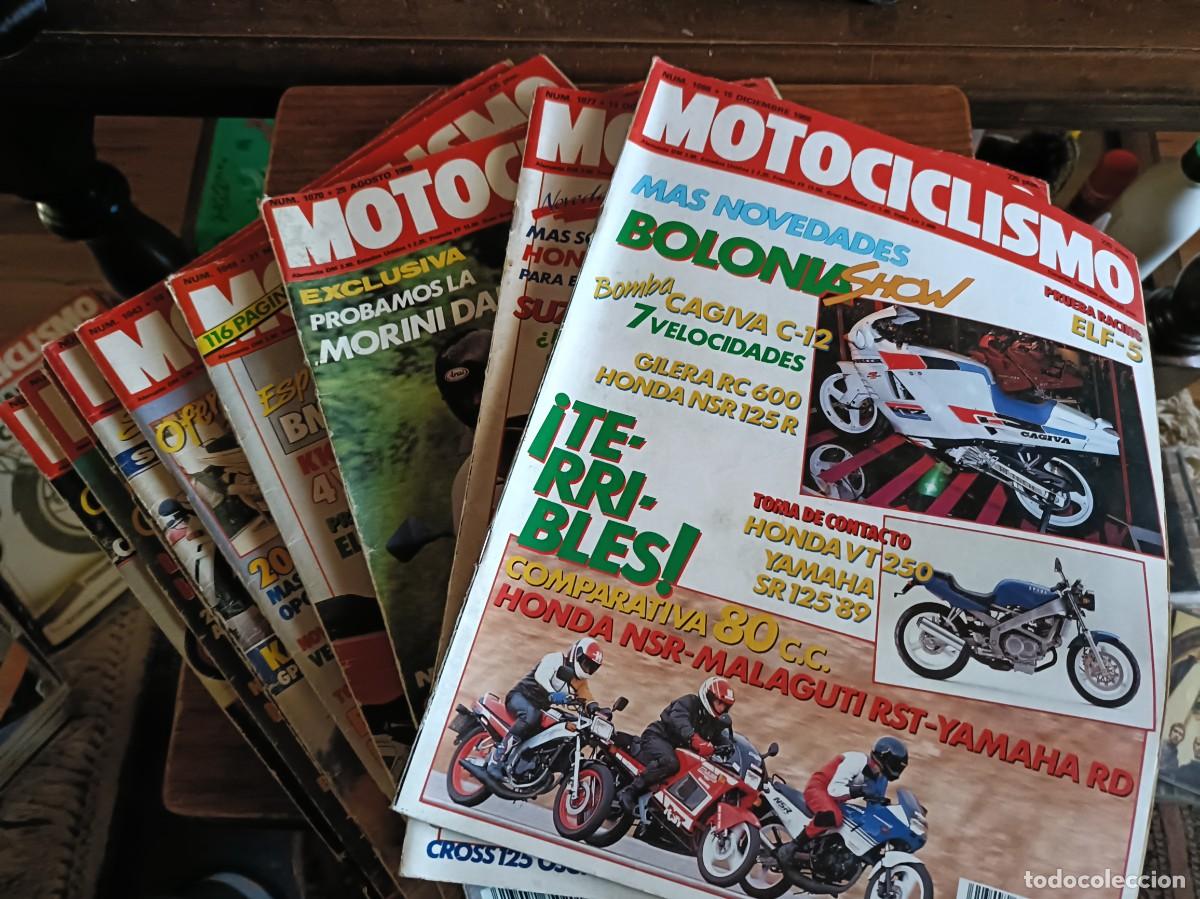 Coleccionismo de Revistas y Peri&oacute;dicos: LOTE 9 REVISTAS MOTOCICLISMO A&Ntilde;O 1988