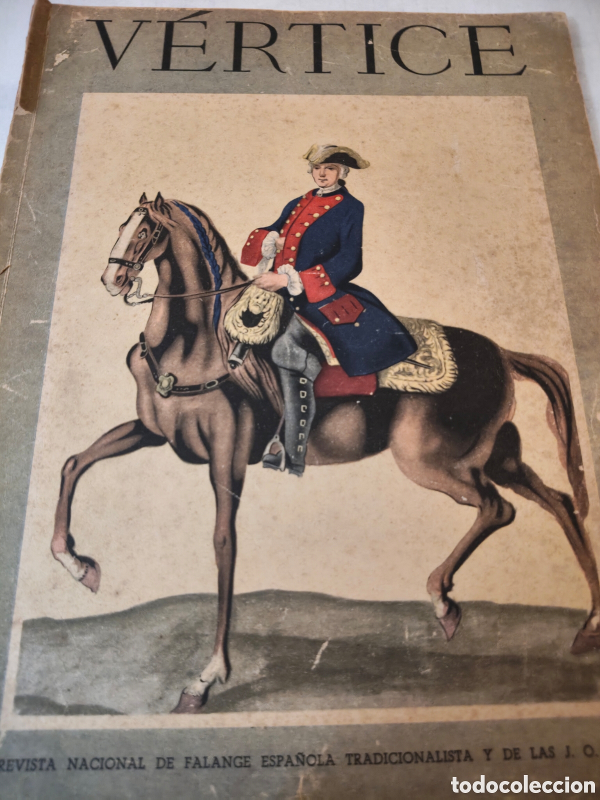 Colecionismo de Revistas e Jornais: REVISTA VERTICE ABRIL DEL 1941 CON DESPLEGABLE DE FRANCO