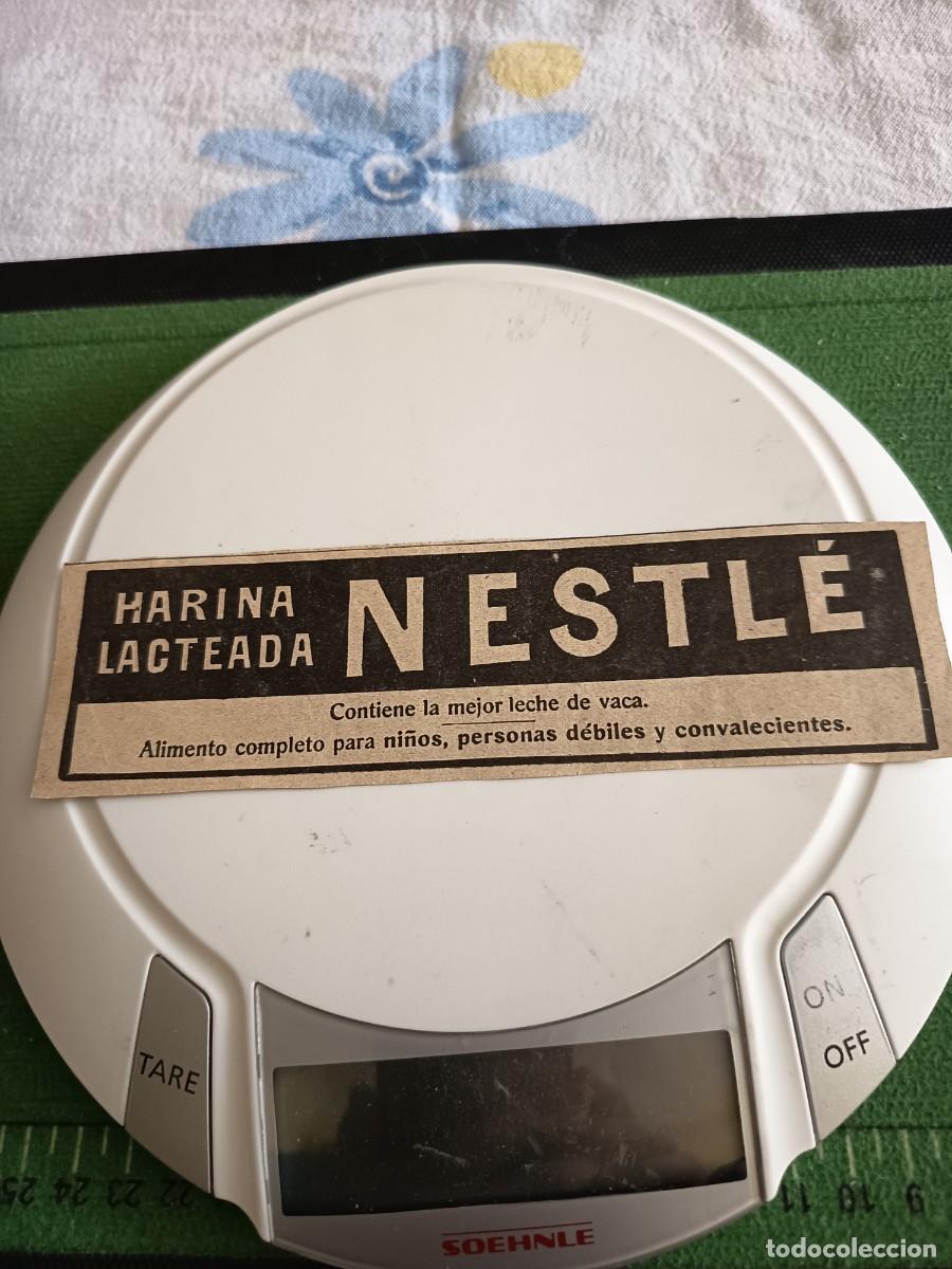 Collection Magazines and Newspapers: ANTIGUO ANUNCIO NESTLE