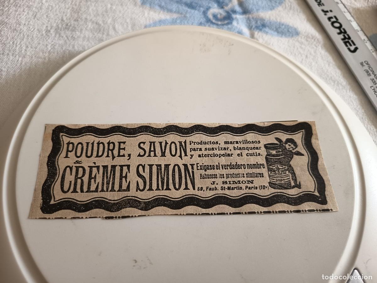 Colecionismo de Revistas e Jornais: ANTIGUO ANUNCIO CREMA SIMON