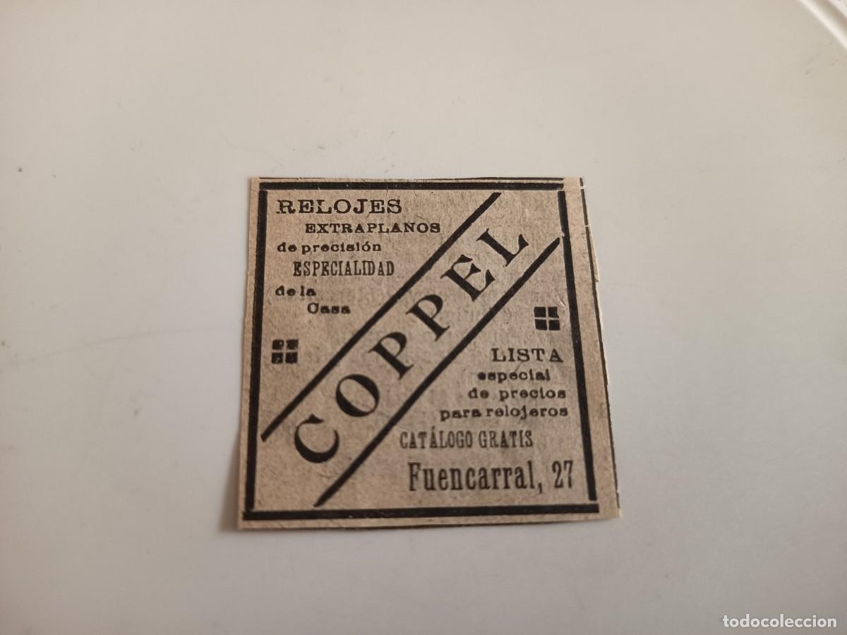 Collection Magazines and Newspapers: ANTIGUO ANUNCIO RELOJES COPPEL