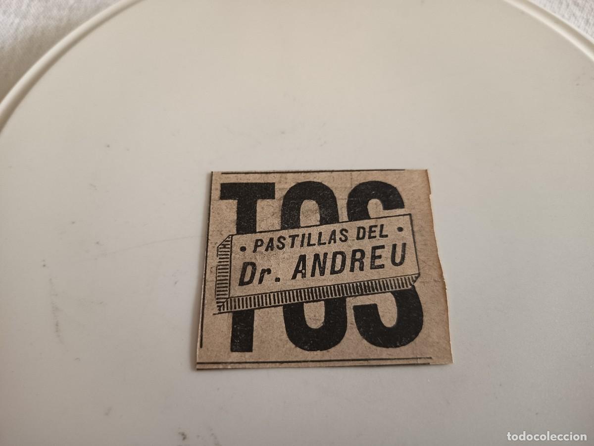 Sammeln von Zeitschriften und Zeitungen: ANTIGUO ANUNCIO PASTILLAS DEL DR. ANDREU