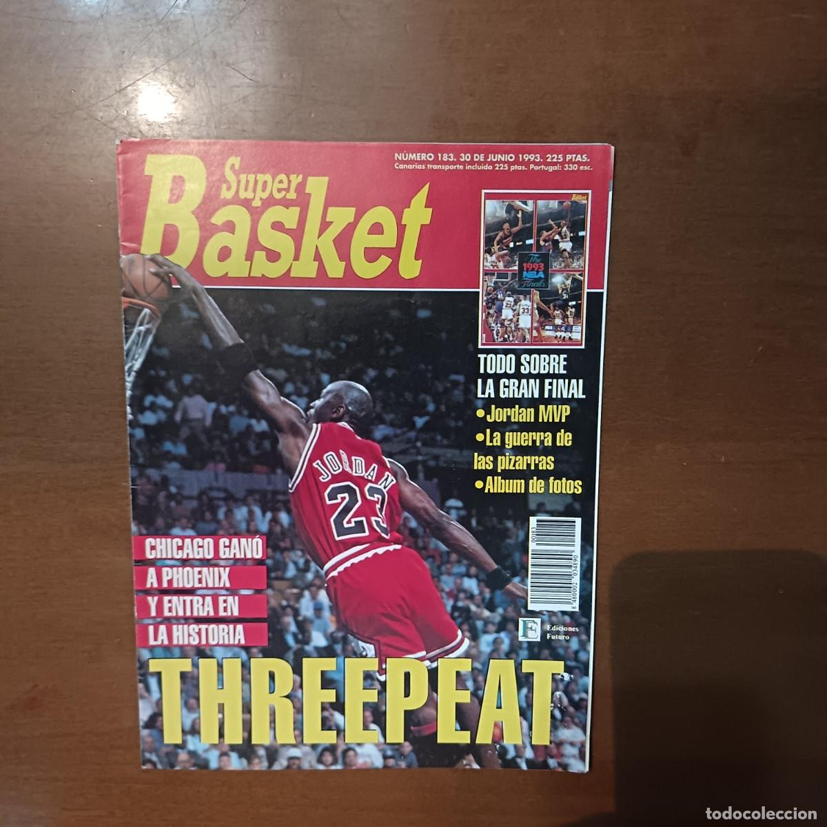 Collectionnisme de Revues et Journaux: REVISTA SUPERBASKET THREEPEAT DE JORDAN 1993