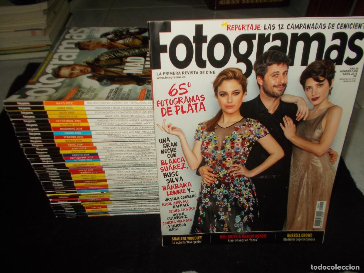 Collection Magazines and Newspapers: Lote de 36 Revistas FOTOGRAMAS, 2015-2018 (n&ordm; 2.058 a 2.096). Revista Cine. Ver fotos