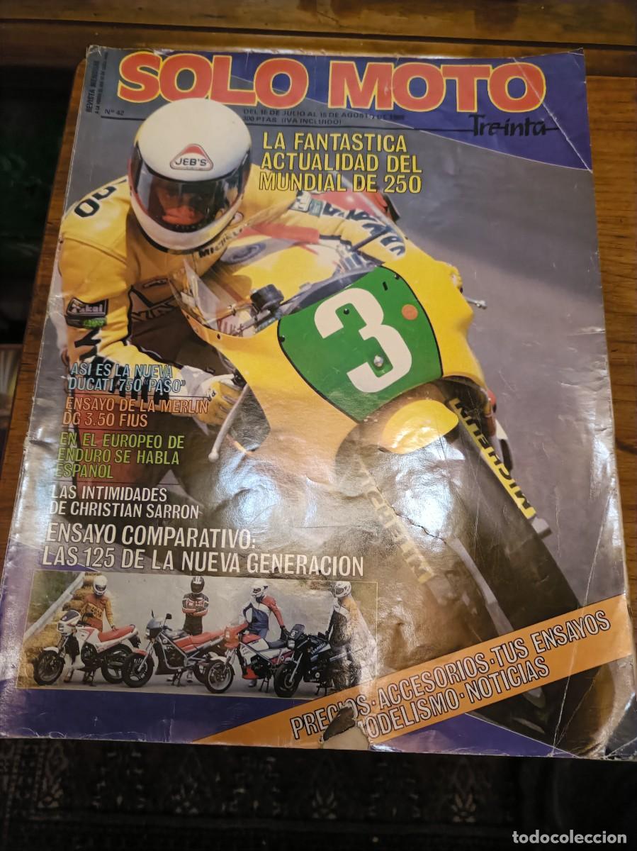 Coleccionismo de Revistas y Peri&oacute;dicos: REVISTA SOLO MOTO SOLO MOTO A&Ntilde;O 1986