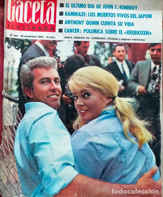 Coleccionismo de Revistas y Peri&oacute;dicos: Revista gaceta ilustrada antigua n&ordm;424 1964