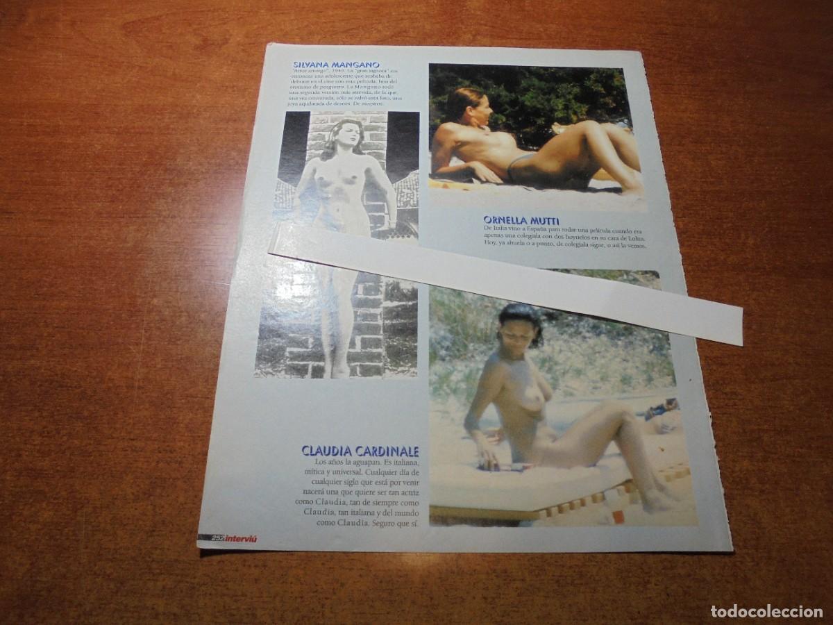 Coleccionismo de Revistas y Peri&oacute;dicos: CLIPPING 1996: CLAUDIA CARDINALE. ORNELLA MUTI. SILVANA MANGANO.