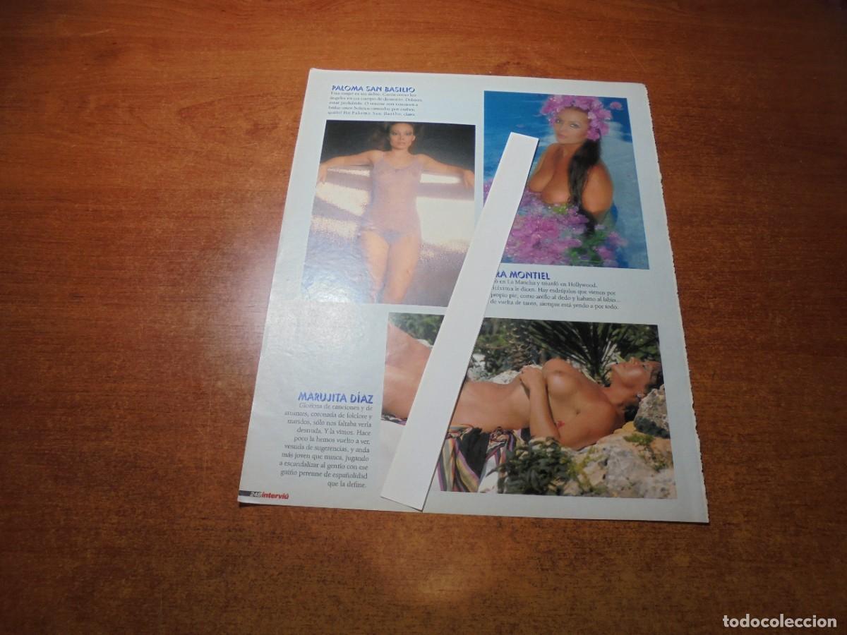 Coleccionismo de Revistas y Peri&oacute;dicos: CLIPPING 1996: SARA MONTIEL. MARUJITA D&Iacute;AZ. PALOMA SAN BASILIO.