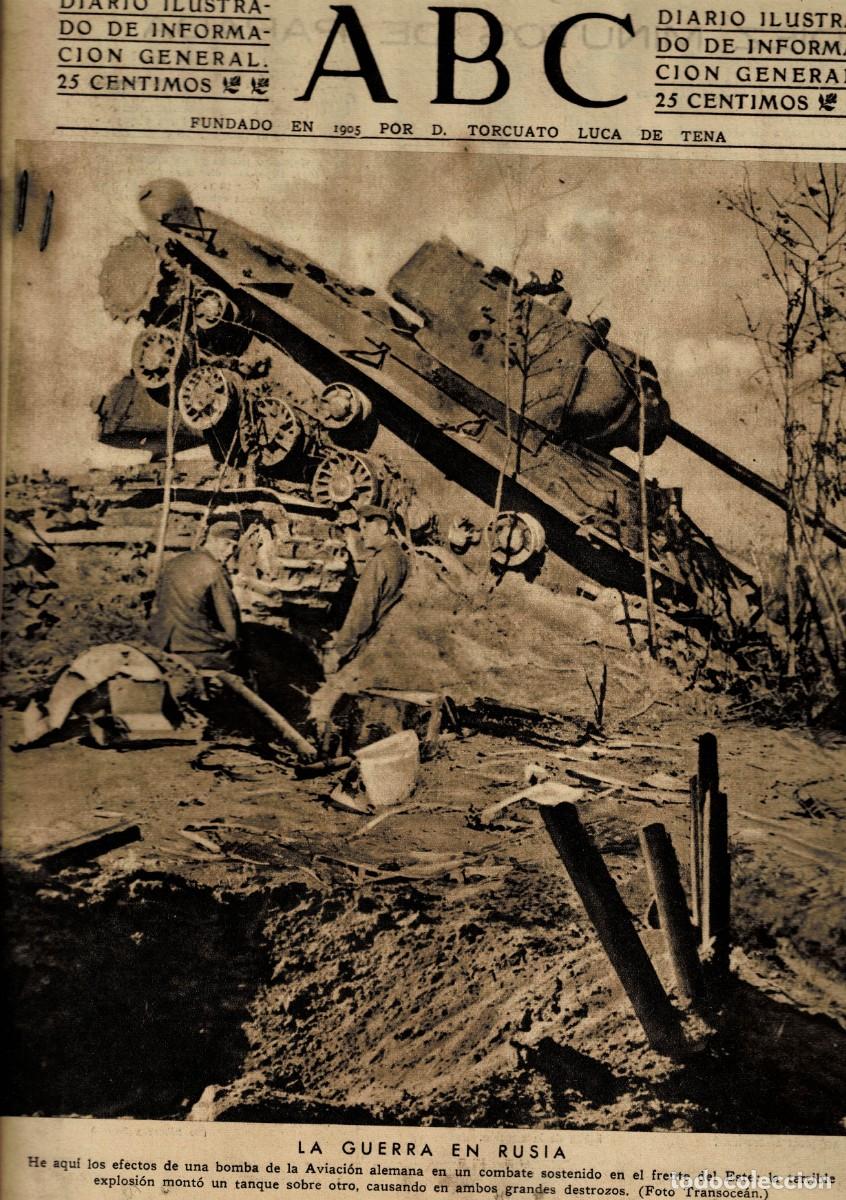 Coleccionismo de Revistas y Peri&oacute;dicos: PERIODICO ABC MADRID-SEVILLA 4 DE NOVIEMBRE DE 1942 N&ordm; 12242. A-ABC-0757 ,2