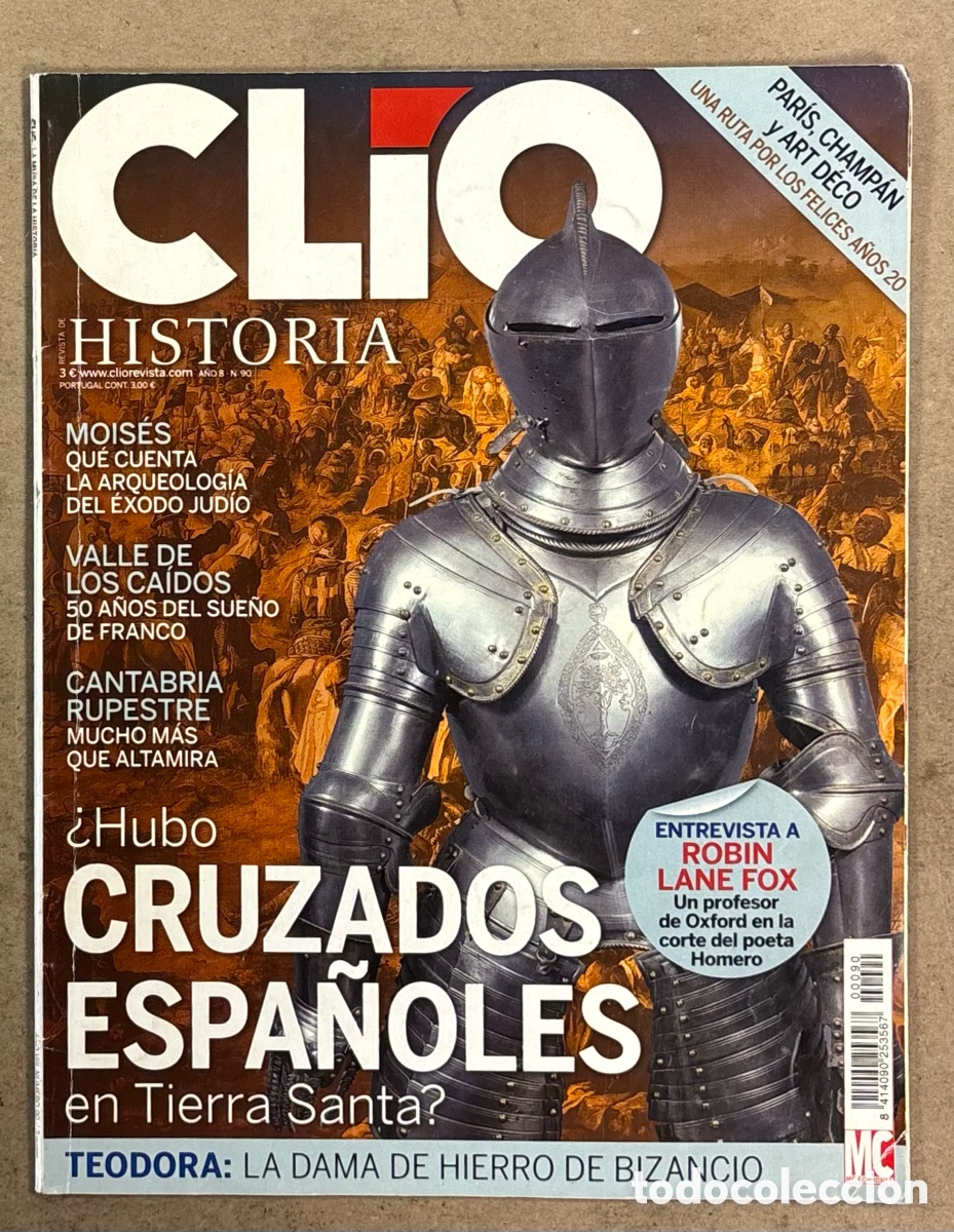 Coleccionismo de Revistas y Peri&oacute;dicos: CL&Iacute;O HISTORIA N&deg; 90. CRUZADOS ESPA&Ntilde;OLES, MOIS&Eacute;S, VALLE DE LOS CA&Iacute;DOS, CANTABRIA RUPESTRE,&hellip;