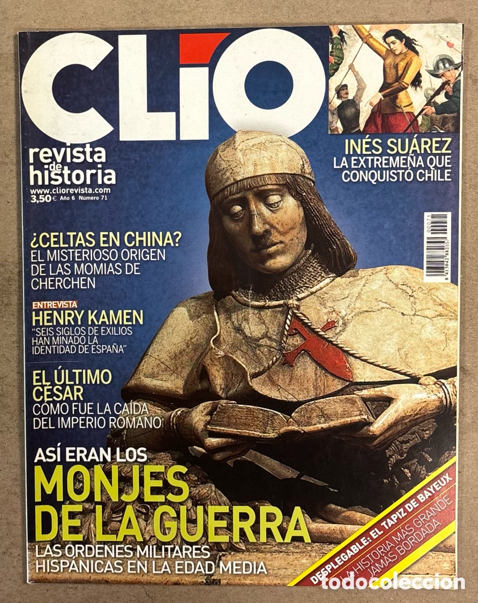 Coleccionismo de Revistas y Peri&oacute;dicos: CL&Iacute;O HISTORIA N&deg; 71. MONJES DE LA GUERRA, CELTAS EN CHINA, IN&Eacute;S SU&Aacute;REZ, EL &Uacute;LTIMO CESAR,&hellip;