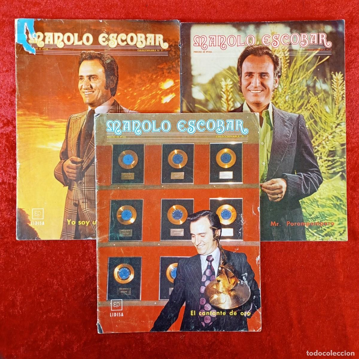 Coleccionismo de Revistas y Peri&oacute;dicos: MANOLO ESCOBAR - LOTE 3 COLECCIONABLES - N&Uacute;MEROS 2, 3, 5 - LIDISA - 1975 / 2644