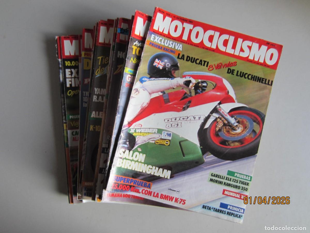 Coleccionismo de Revistas y Peri&oacute;dicos: 19 REVISTAS DE MOTOCICLISMO DE 1987. MOTOS. DE JULIO A DICIEMBRE