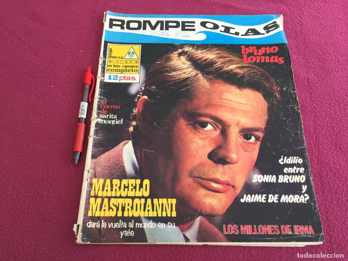Sammeln von Zeitschriften und Zeitungen: REVISTA ROMPEOLAS N&ordm; 11 - JULIO 1967 -MARCELO MASTROIANNI - BRUNO LOMAS -IRA FURSTENBERG SONIA BRUNO