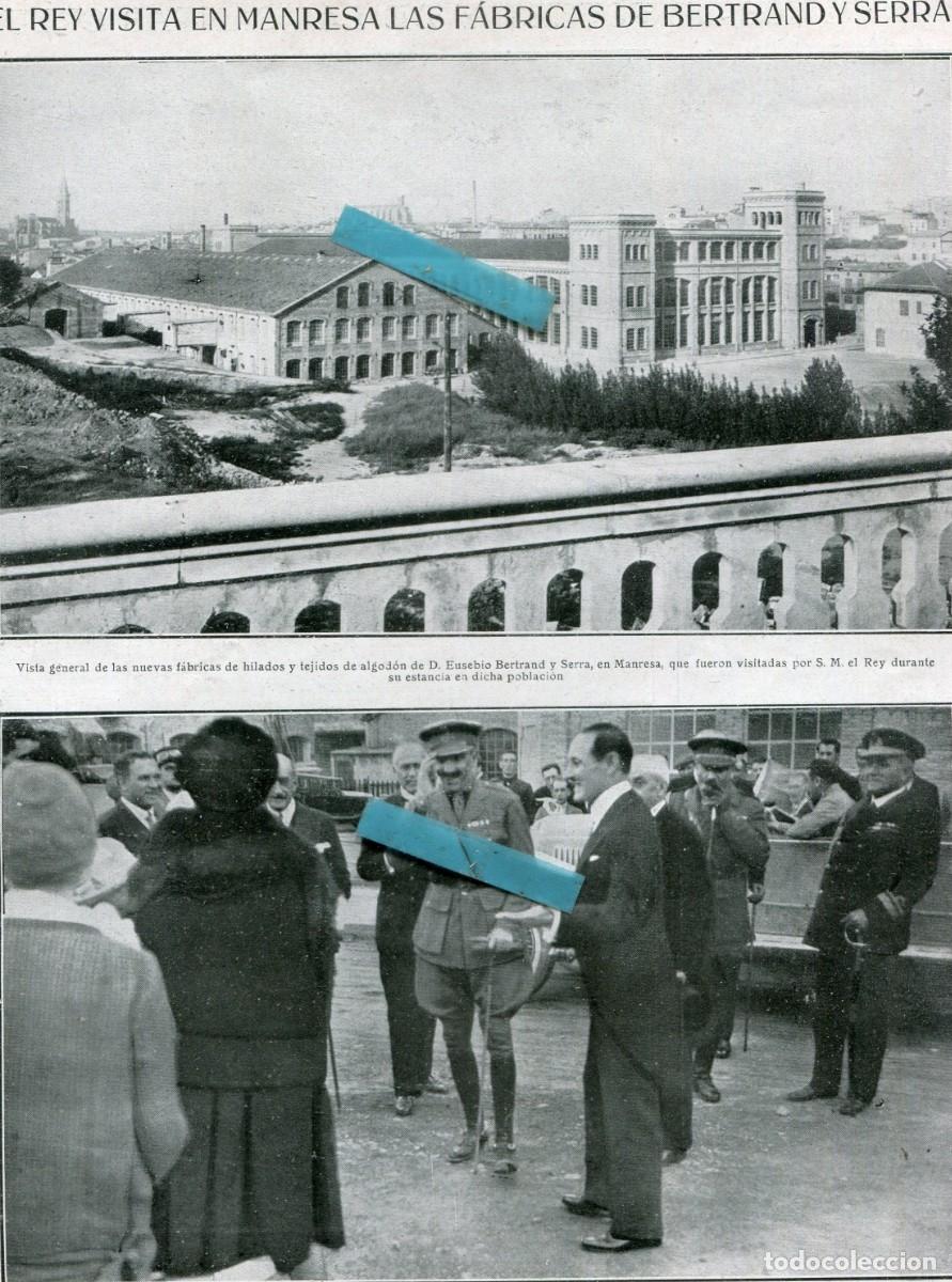 Collection Magazines and Newspapers: REVISTA 1926 REY EN MANRESA CON BERTRAND SERRA Y PIRELLI PALMERAS DE ELCHE BANDA MUNICIPAL DE MADRID