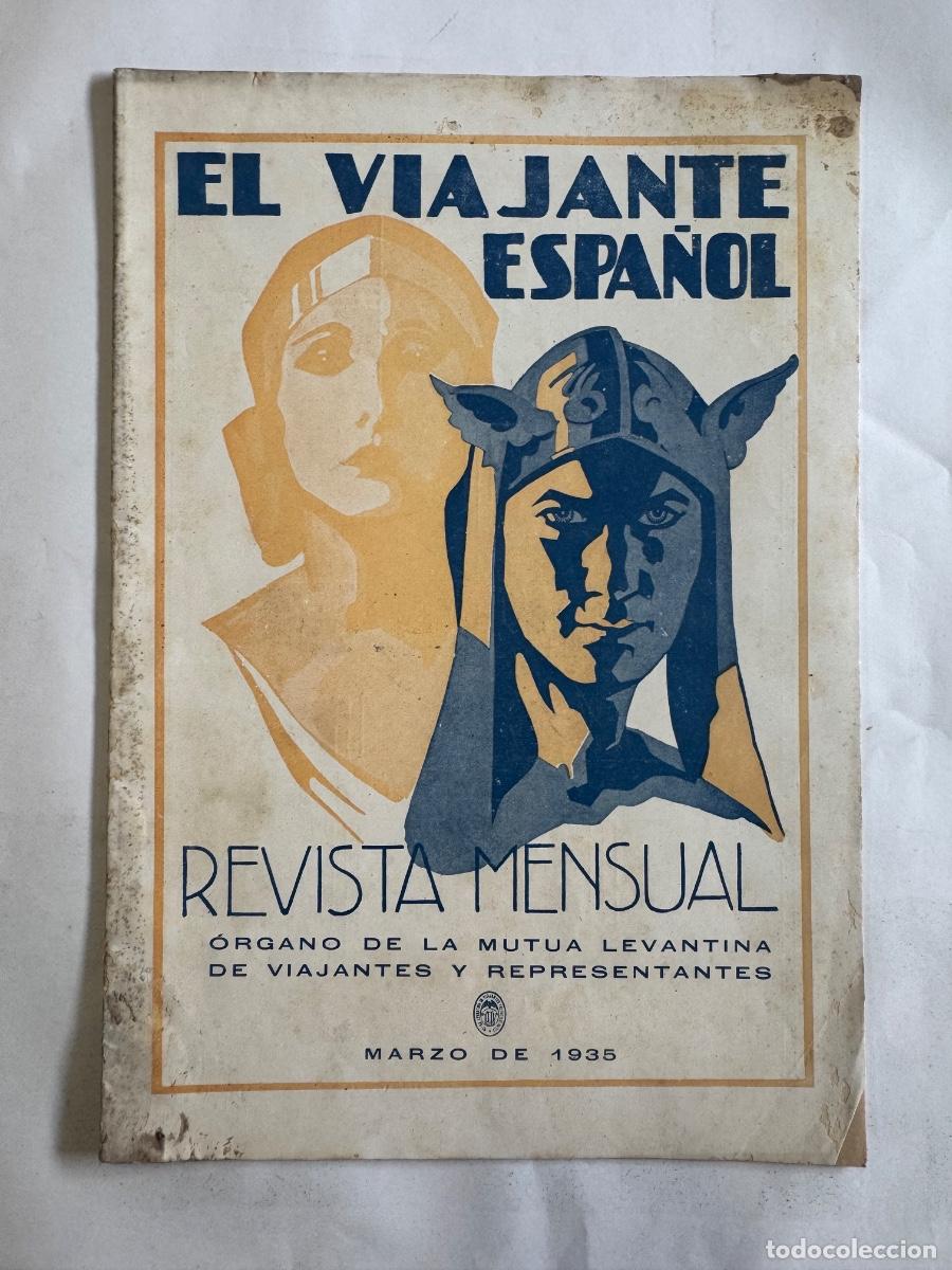 Coleccionismo de Revistas y Peri&oacute;dicos: Revista El Viajante Espa&ntilde;ol, A&ntilde;o 1935, Publicidad, Negocios, Pueblos de Espa&ntilde;a