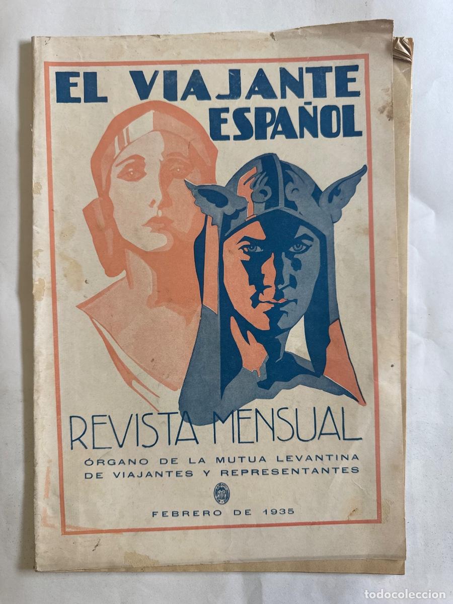 Coleccionismo de Revistas y Peri&oacute;dicos: Revista El Viajante Espa&ntilde;ol, A&ntilde;o 1935, Publicidad, Negocios, Pueblos de Espa&ntilde;a